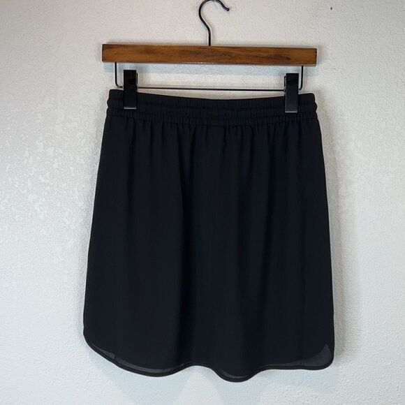 NWT ATM Crepe Georgette Drawstring Skirt XS - Picture 5 of 13
